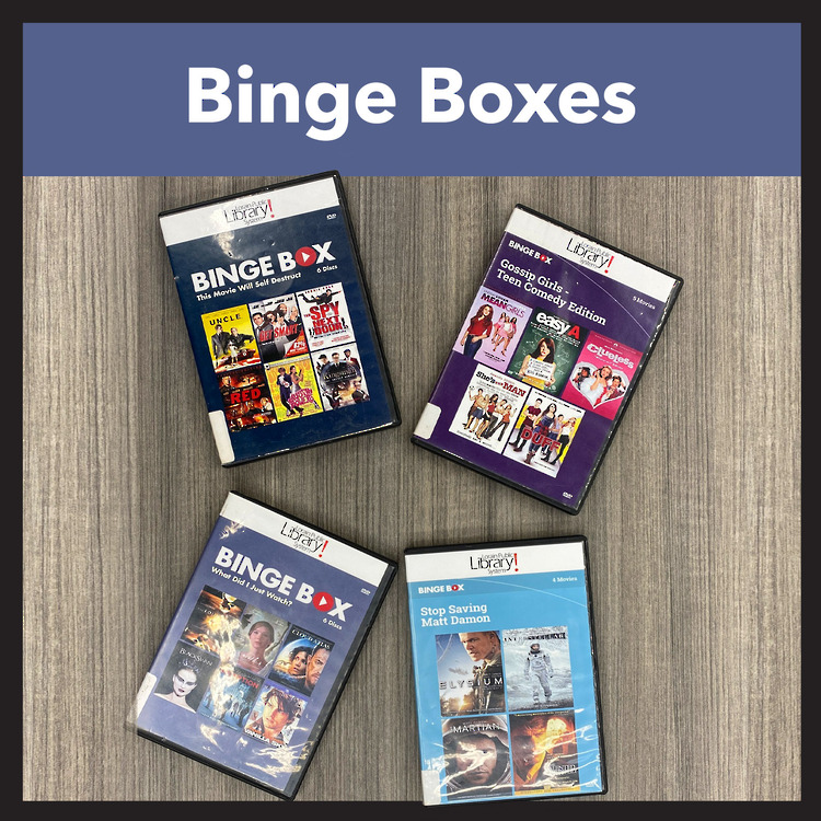 Four movie boxes