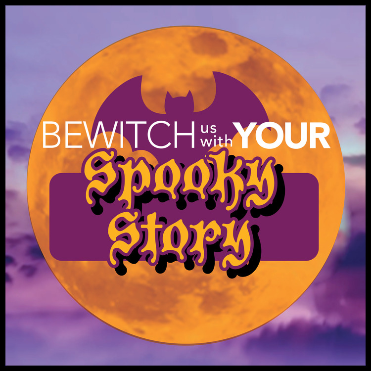 Full Moon on a purple background with a halloween bat and theme