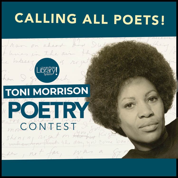 Toni Morrison Photo with words Calling All Poets! Toni Morrison Poetry Contest