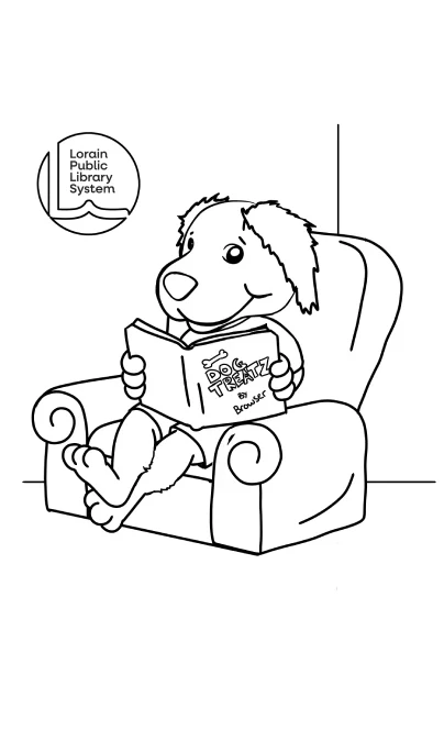 Browser reading in a chair