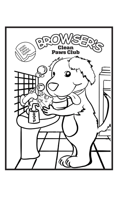 Browser washing its hands