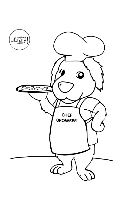 Browser holding a pizza