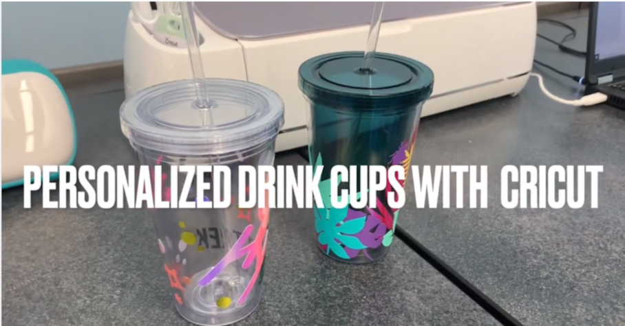 Personalized Drink Cups with Cricut Vinyl Screenshot of video