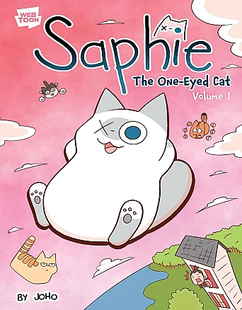 Book Cover for: &ldquo;Saphie the One-Eyed Cat&rdquo; by JOHO