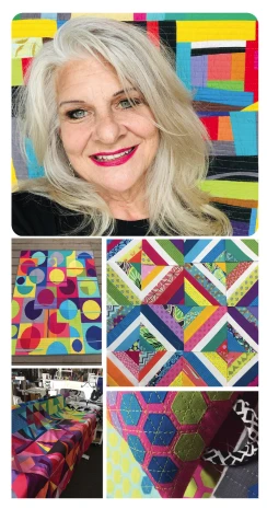 Photo of Heidi Massingill and Quilts by Heidi Massingill