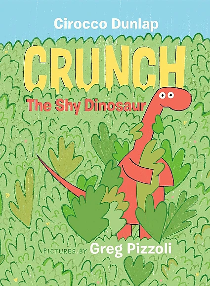 StoryWalk&reg; November 2023 - "Crunch the Shy Dinosaur" by Cirocco Dunlap