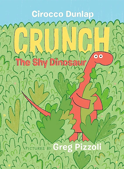 StoryWalk&reg; November 2023 -  "Crunch the Shy Dinosaur" by Cirocco Dunlap