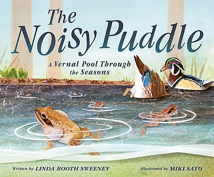 Columbia StoryWalk® April 2026 - "The Noisy Puddle" by Linda Booth Sweeney