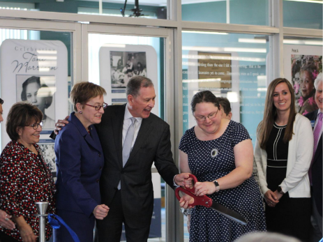 Photo of the Re-Dedication of the Toni Morrison Room