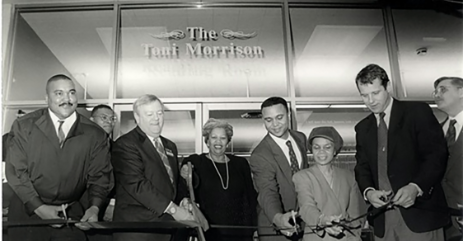 Photo of the Dedication of the Toni Morrison Room