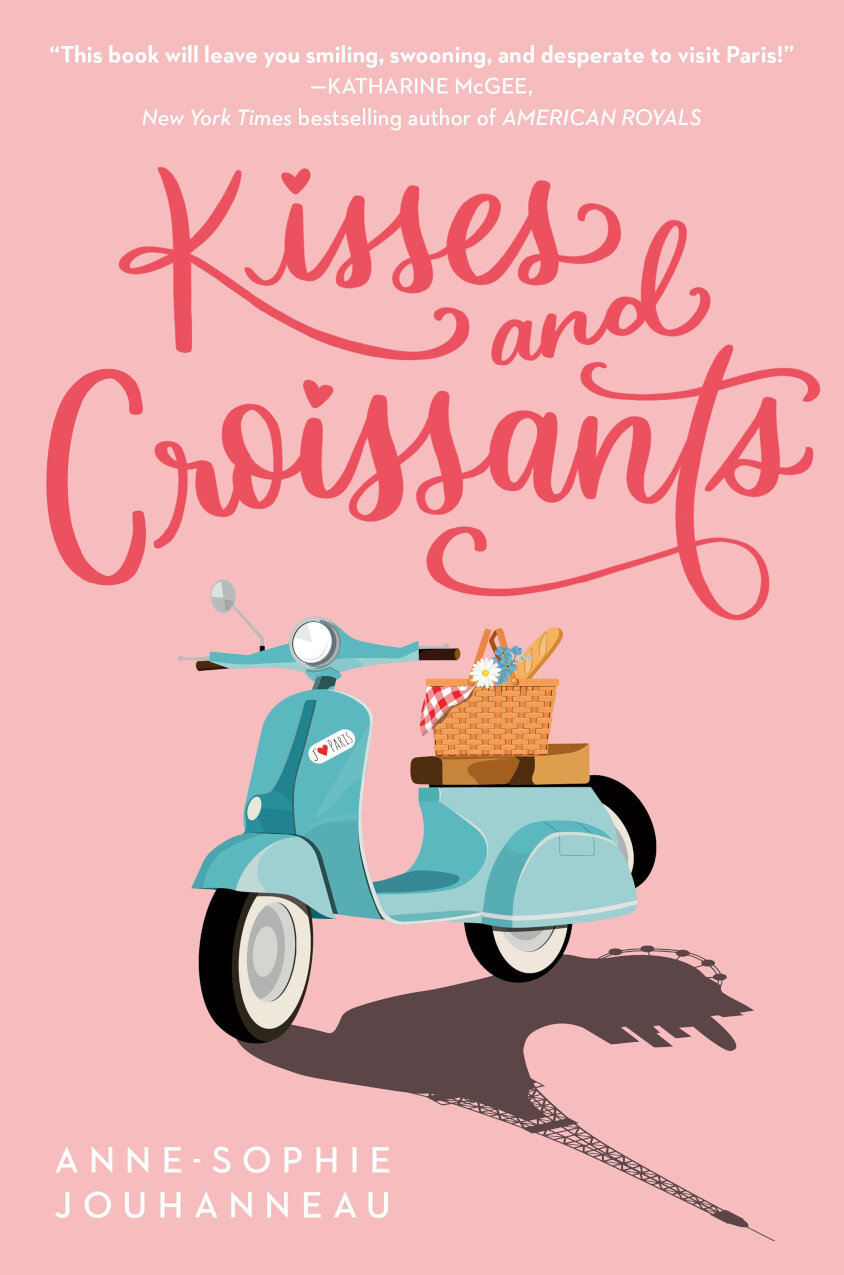 Cover of “Kisses and Croissants” by Anne-Sophie Jouhanneau
