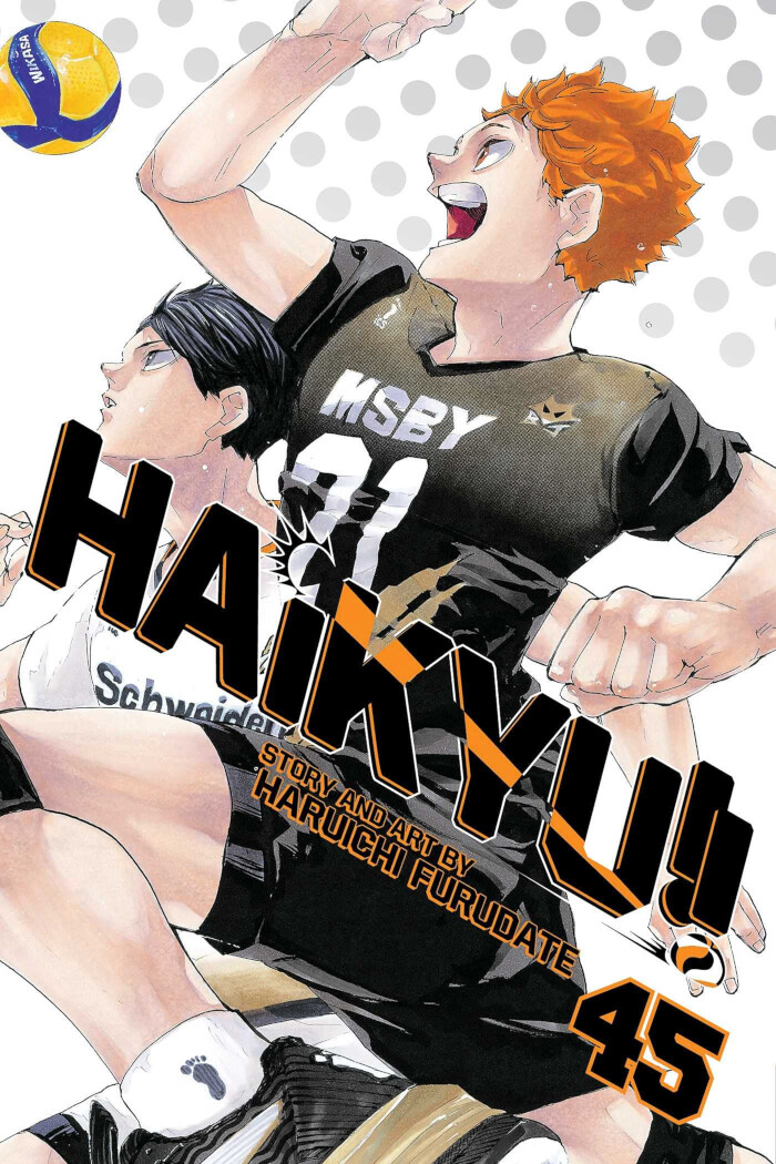 Cover of “Haikyu!! Vol. 45: Challengers” by Haruichi Furudate