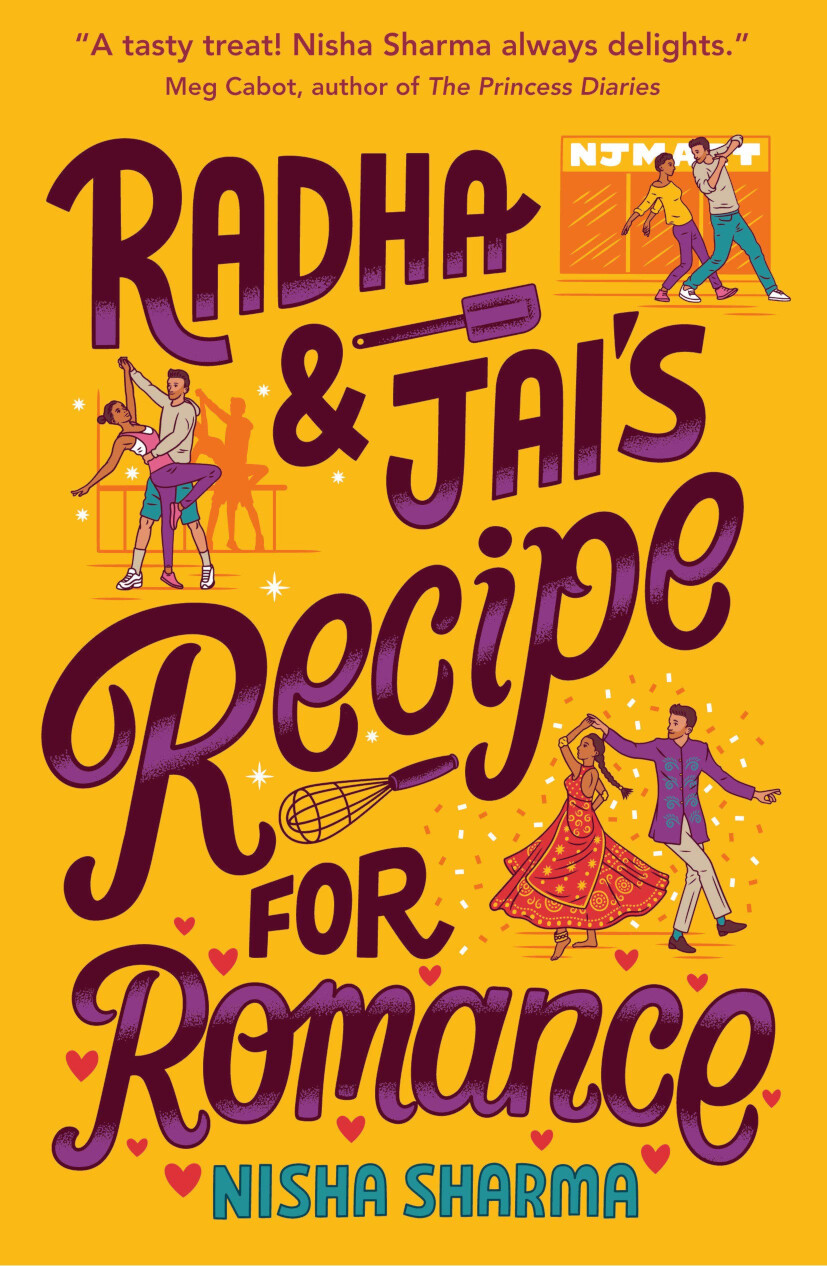 Cover of “Radha and Jai’s Recipe for Romance” by Nisha Sharma