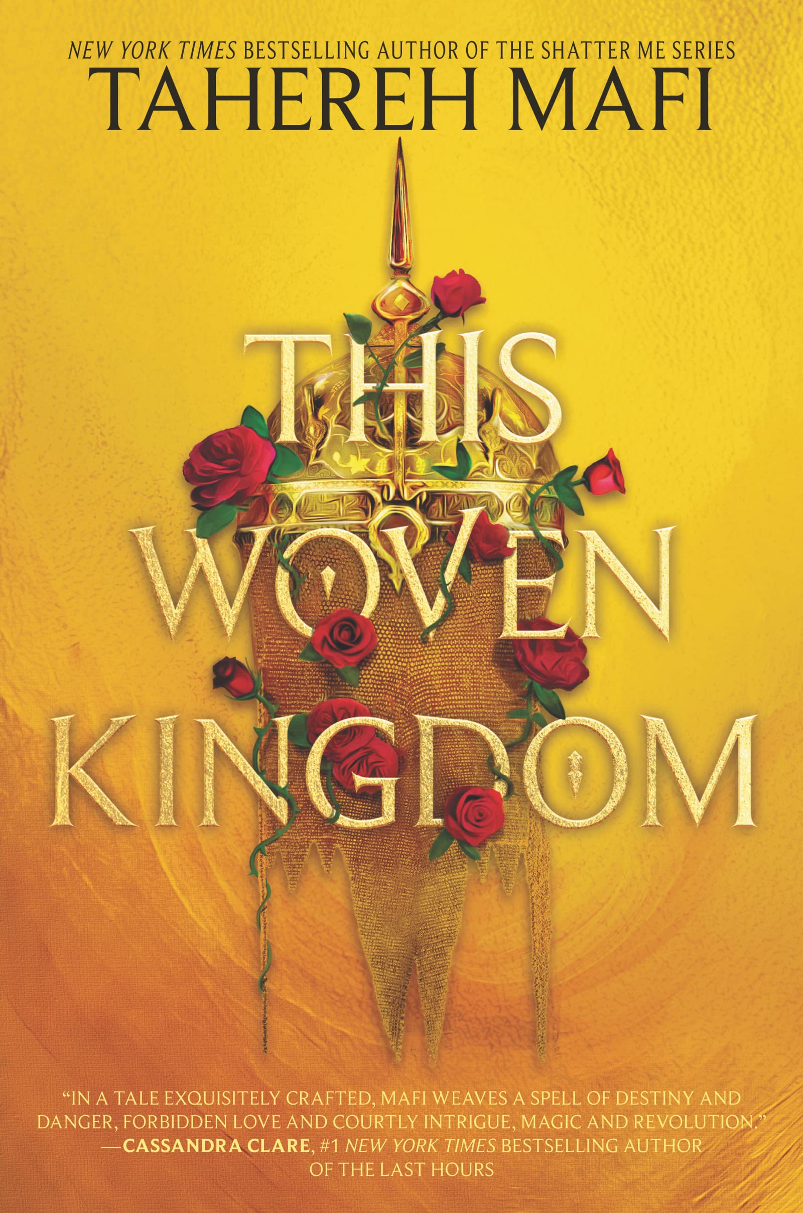 Cover of “This Woven Kingdom” by Tahereh Mafi