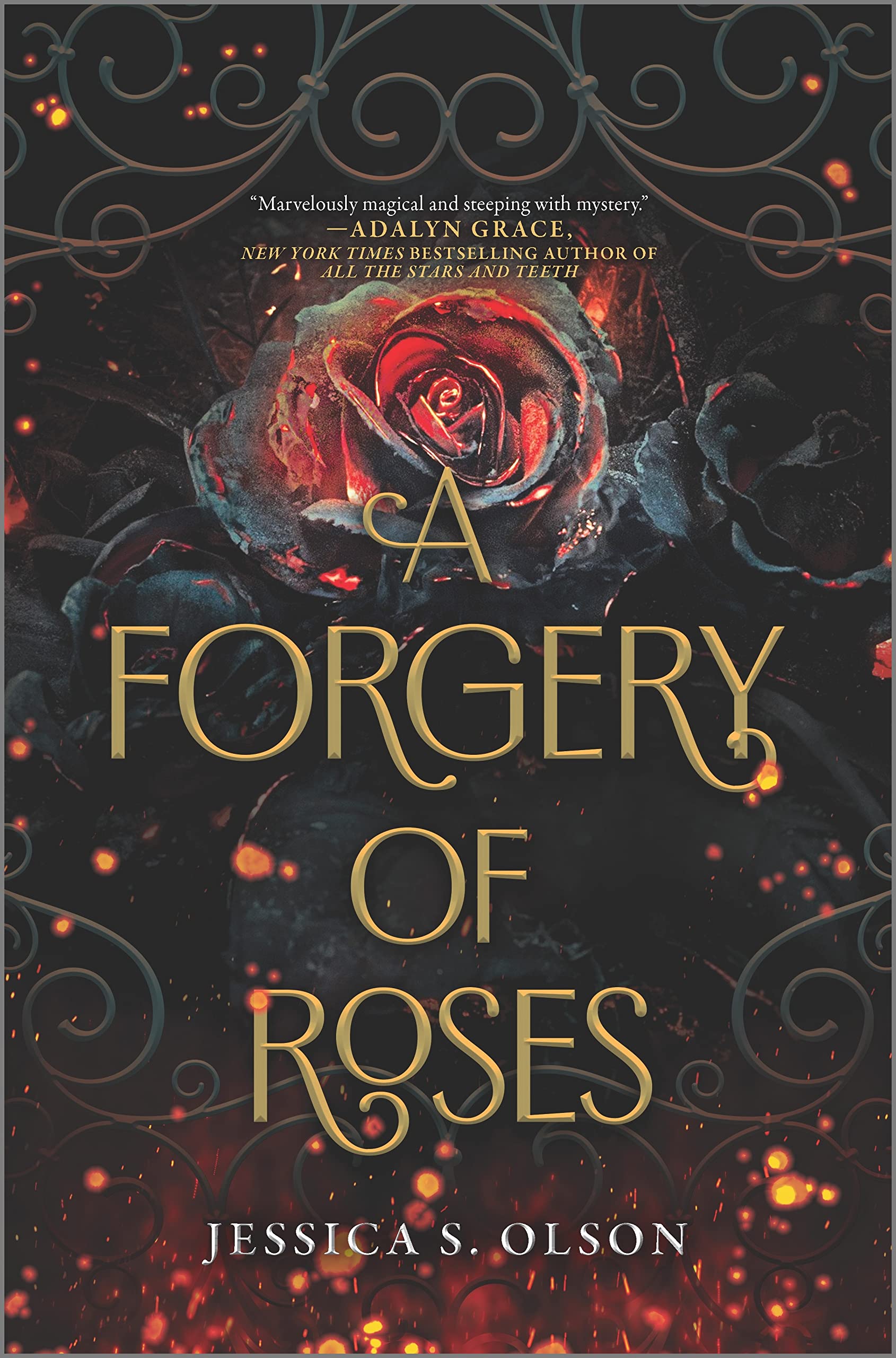 Cover of “A Forgery of Roses” by Jessica S. Olson